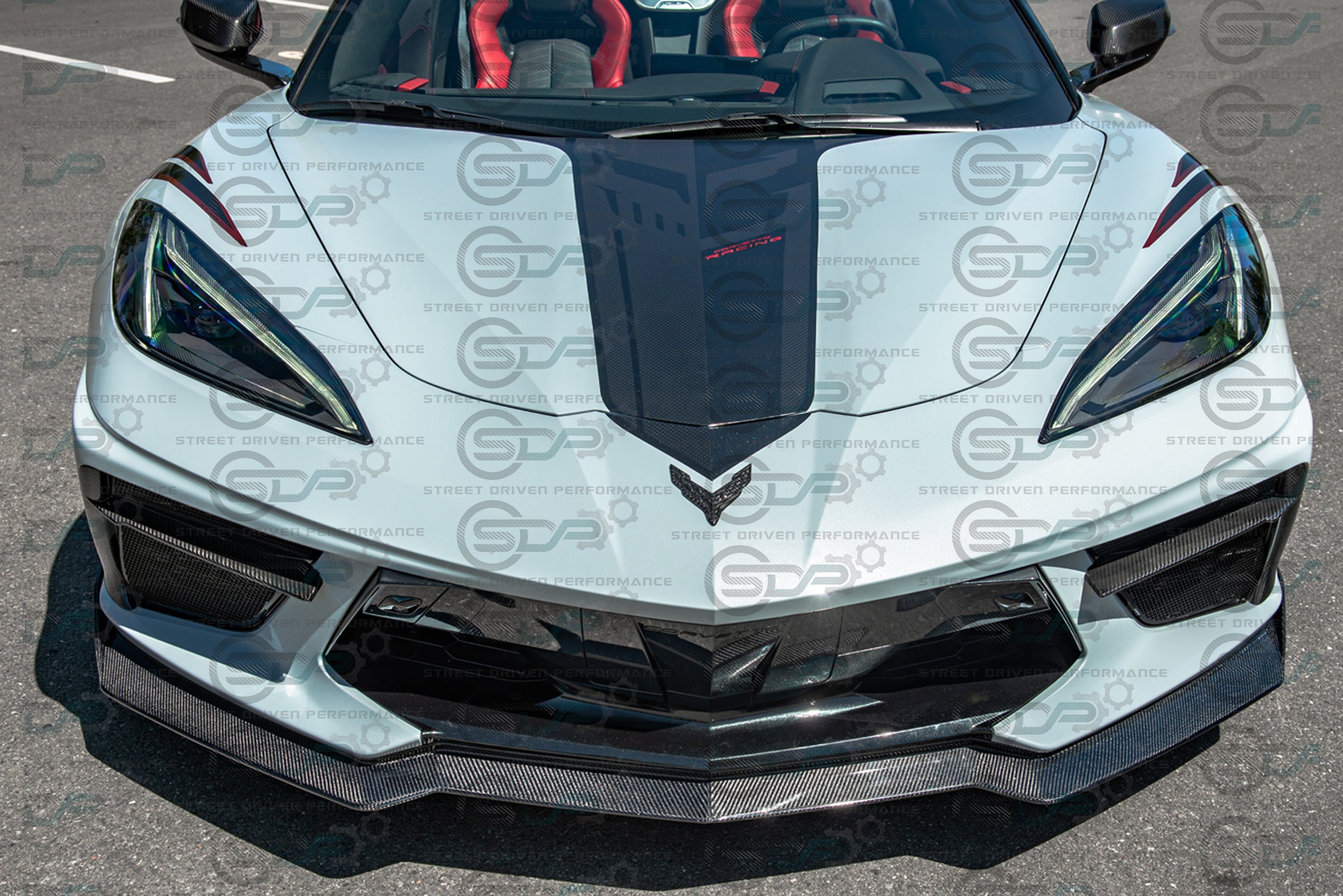 2020+ C8 Corvette Stingray & Z51 |"5VM Style" Splitter / Lip Ground Effects